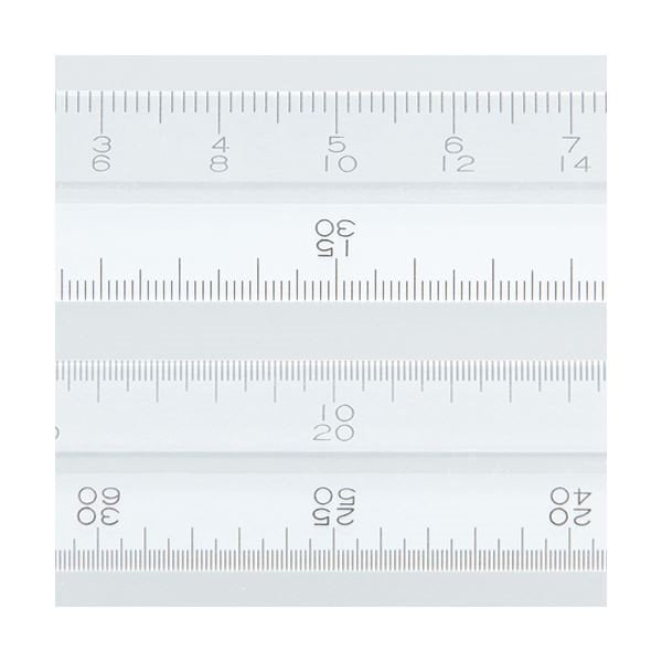 (まとめ) ライオン事務器 ヘキサスケール全長210mm厚さ4mm 再生アクリル樹脂 H-15 1個 10セット