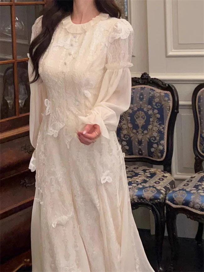 新しい中国のベルベットの刺繍三次元蝶チョンサムドレス女性2025新しいハイエンドの絶妙な国家スタイルのロングスカート