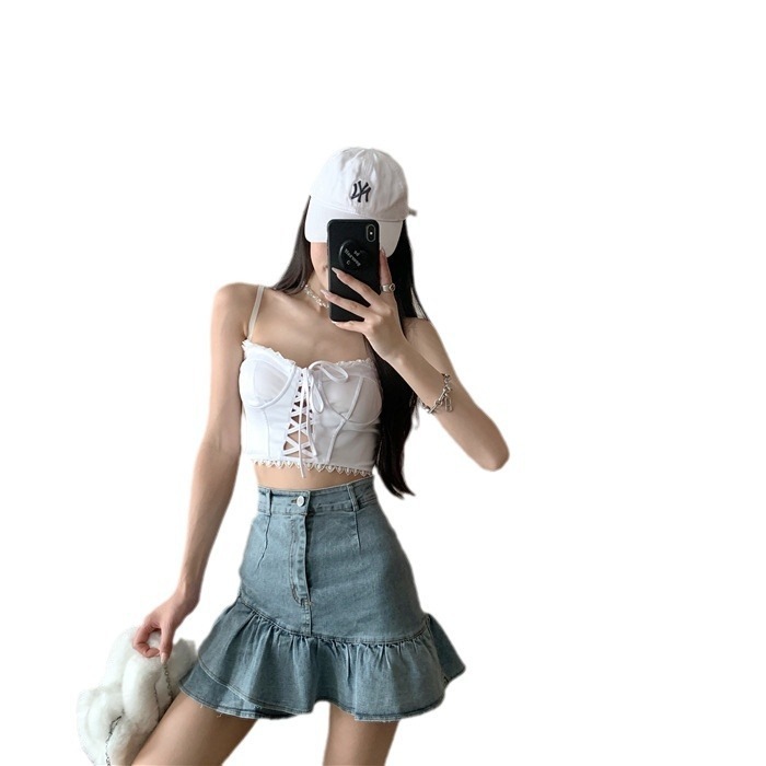 【短納期】 2025新作ラインスカート デニムテイルスカートスカートスカートハイウエストケーキスカート女性春と夏ショートスカートスリム 【短納期】 2025新作ラインスカート デニムテイルスカートスカートスカートハイウエストケーキスカート女性春と夏ショートスカートスリム