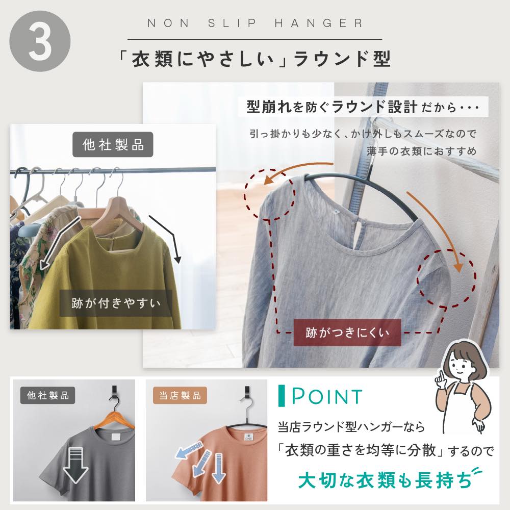 【本日のイベント】すべらないハンガー 跡が付かないハンガー おしゃれ 乾湿両用 ハンガー 肩出ない 型崩れ防止 多機能 すべらない かたくずれ防止 跡がつかない 50本セット 【本日のイベント】すべらないハンガー 跡が付かないハンガー おしゃれ 乾湿両用 ハンガー 肩出ない 型崩れ防止 多機能 すべらない かたくずれ防止 跡がつかない 50本セット