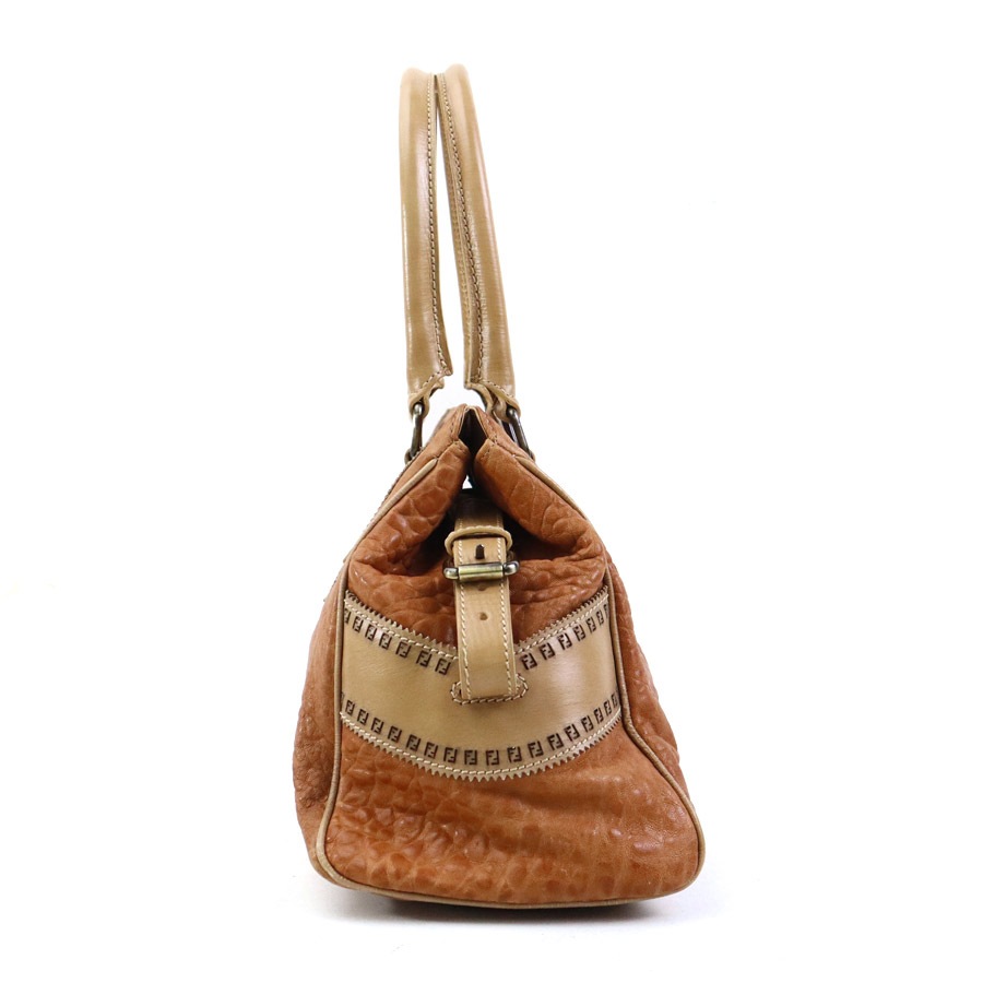 フェンディ FENDI ハンドバッグ レザー ブラウン レディース 56206a フェンディ FENDI ハンドバッグ レザー ブラウン レディース 56206a
