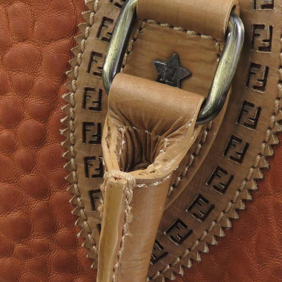 フェンディ FENDI ハンドバッグ レザー ブラウン レディース 56206a フェンディ FENDI ハンドバッグ レザー ブラウン レディース 56206a