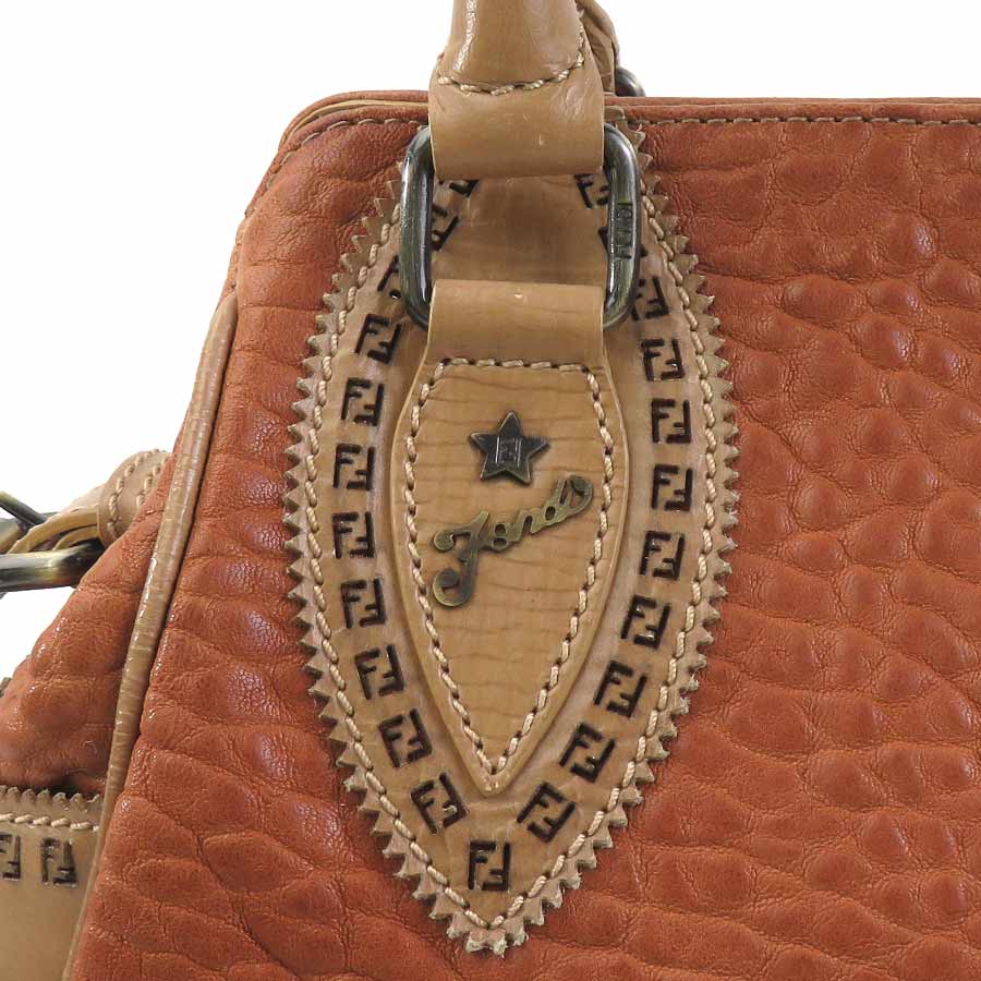 フェンディ FENDI ハンドバッグ レザー ブラウン レディース 56206a フェンディ FENDI ハンドバッグ レザー ブラウン レディース 56206a