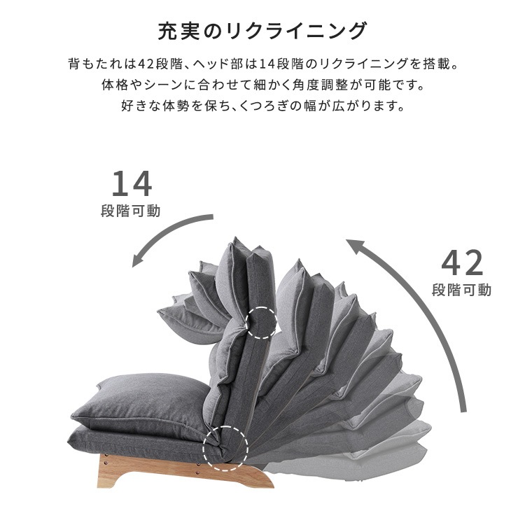 ソファー 1人掛け リクライニング 座椅子 おしゃれ 北欧モダン レトロ ロー 完成品 パーソナルチェア 一人掛け