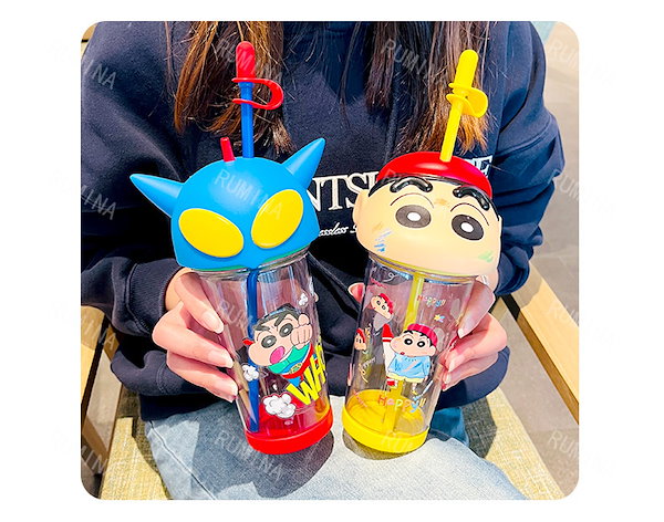 Qoo10] サンリオ クレヨンしんちゃん タンブラー ウォータ