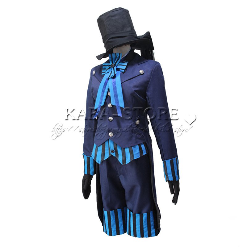 黒執事 Book of the Atlantic シエルファントムハイヴ コスプレ 衣装 ウィッグ