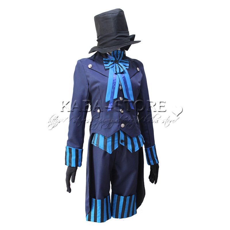 黒執事 Book of the Atlantic シエルファントムハイヴ コスプレ 衣装 ウィッグ