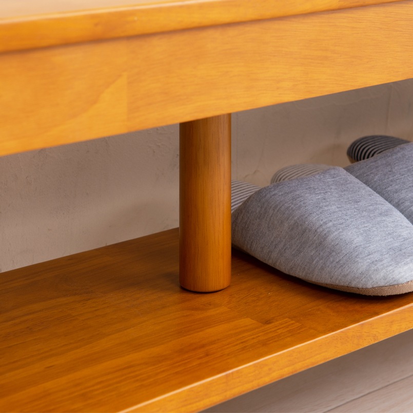 天然木玄関ベンチ幅90cm 便利な収納棚付 木製 椅子 イス 天然木玄関ベンチ幅90cm 便利な収納棚付 木製 椅子 イス