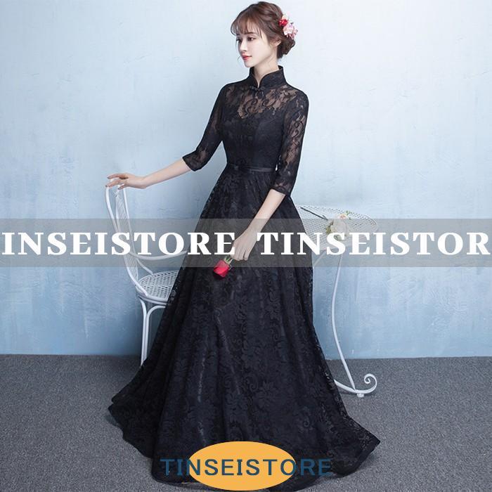 パーティードレス 結婚式 ロングドレス 立ち襟 ドレス 袖あり ウェディングドレス 二次会ドレス レースアップ パーティドレス 黒ドレス お呼ばれ 忘年会 as0212 パーティードレス 結婚式 ロングドレス 立ち襟 ドレス 袖あり ウェディングドレス 二次会ドレス レースアップ パーティドレス 黒ドレス お呼ばれ 忘年会 as0212