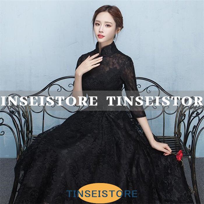 パーティードレス 結婚式 ロングドレス 立ち襟 ドレス 袖あり ウェディングドレス 二次会ドレス レースアップ パーティドレス 黒ドレス お呼ばれ 忘年会 as0212 パーティードレス 結婚式 ロングドレス 立ち襟 ドレス 袖あり ウェディングドレス 二次会ドレス レースアップ パーティドレス 黒ドレス お呼ばれ 忘年会 as0212