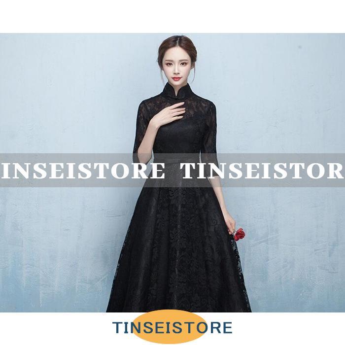 パーティードレス 結婚式 ロングドレス 立ち襟 ドレス 袖あり ウェディングドレス 二次会ドレス レースアップ パーティドレス 黒ドレス お呼ばれ 忘年会 as0212 パーティードレス 結婚式 ロングドレス 立ち襟 ドレス 袖あり ウェディングドレス 二次会ドレス レースアップ パーティドレス 黒ドレス お呼ばれ 忘年会 as0212