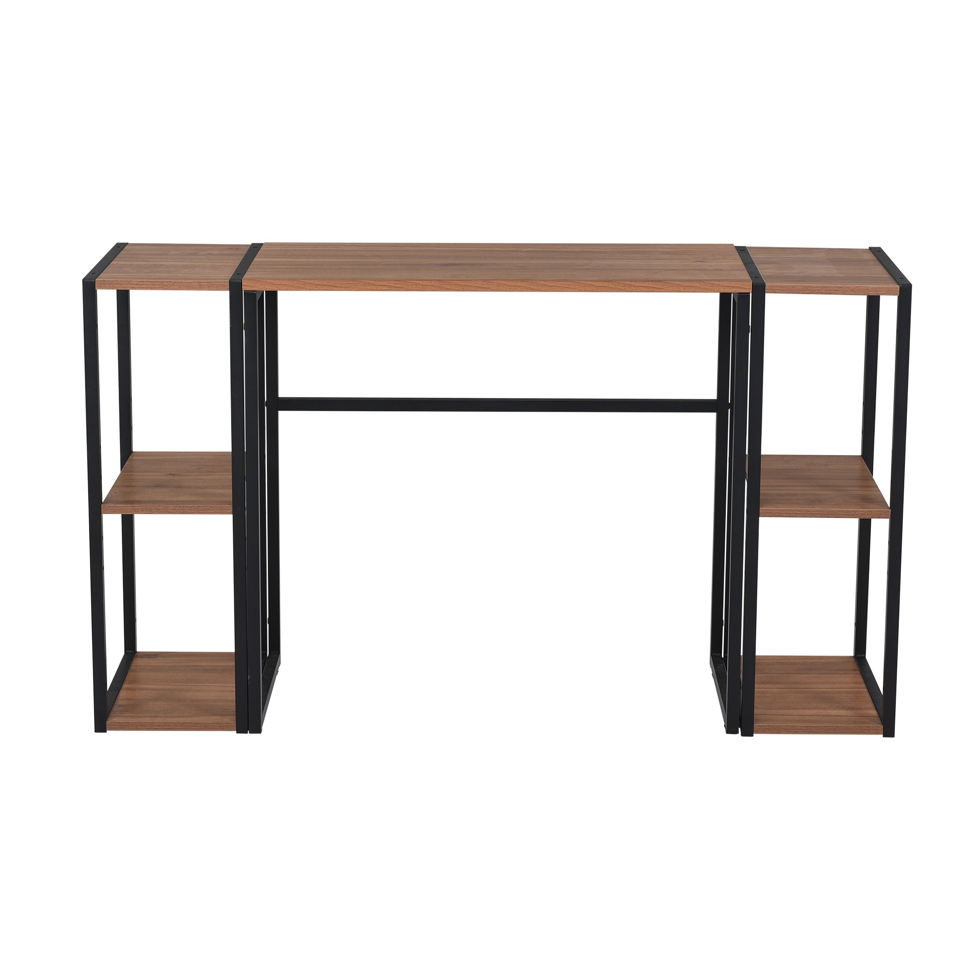 国内即発送】【新品登場】H型パソコンデスク 収納ラック2個付き