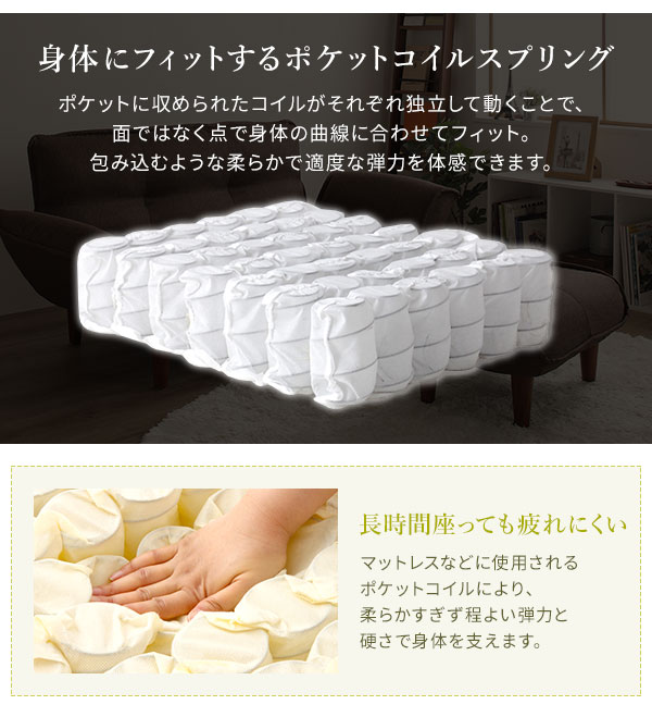 日本製 シンプル オットマン/スツール コールテン生地 ネイビー 脚部：ブラウン 幅59cm ゆったりサイズ