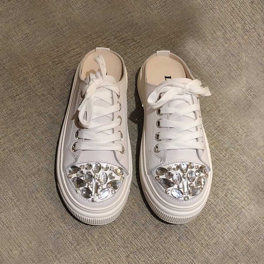 レディースシューズ 婦人靴 厚底シューズ サボシューズ サボスニーカー ローカット ローテク レースアップ 編み上げ ラバーソール レザー調 フェイクレザー ビジュー キラキラ アクセ付き lsho0 レディースシューズ 婦人靴 厚底シューズ サボシューズ サボスニーカー ローカット ローテク レースアップ 編み上げ ラバーソール レザー調 フェイクレザー ビジュー キラキラ アクセ付き lsho0