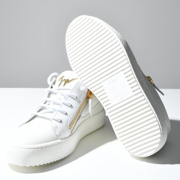 靴 Gail ロートップ スニーカー PXBMW H63043 レディース ホワイト ロゴ メタル シンプル カジュアル レザー 人気