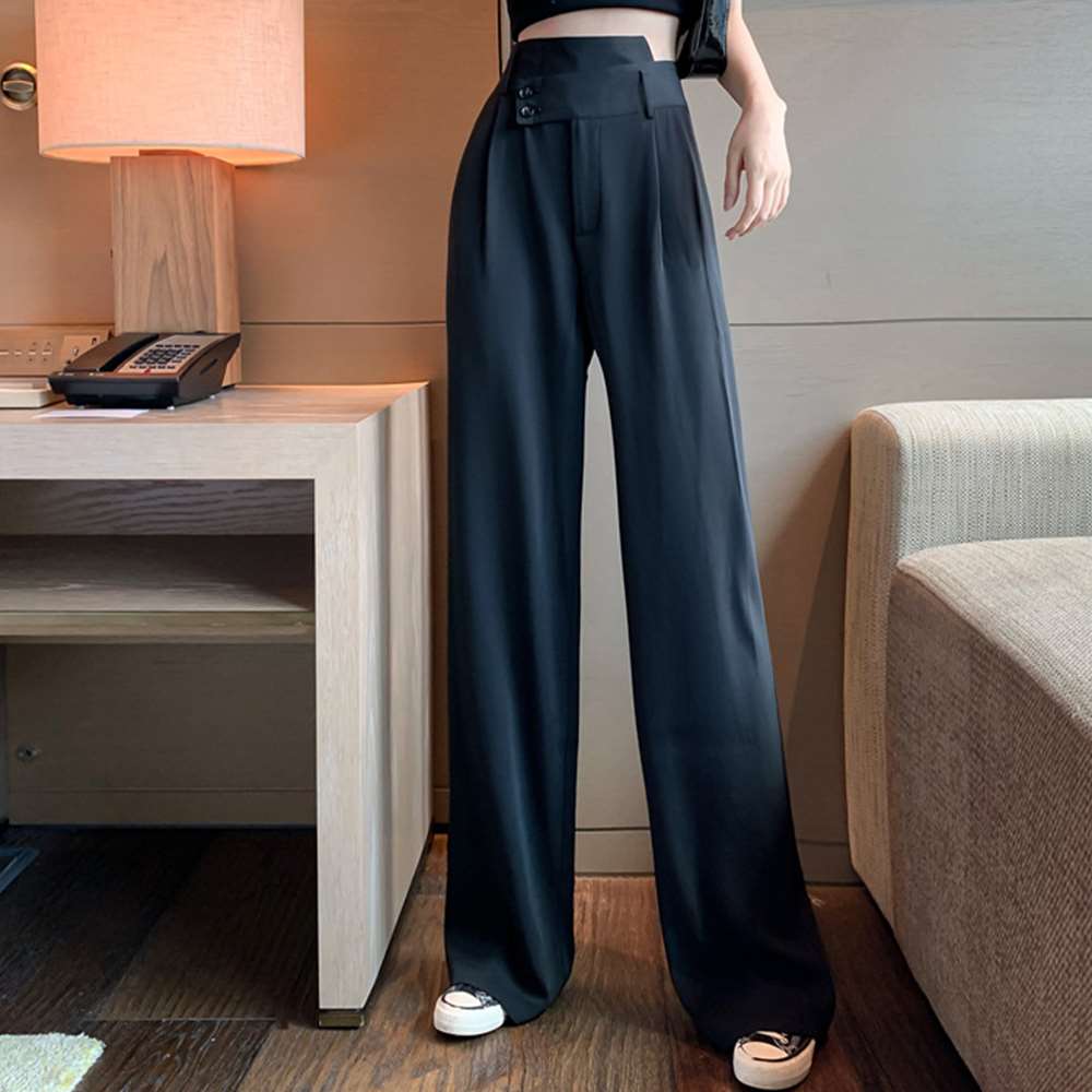 ワイド パンツ ハイウエスト レディース 無地 ワイド パンツ ハイウエスト レディース 無地