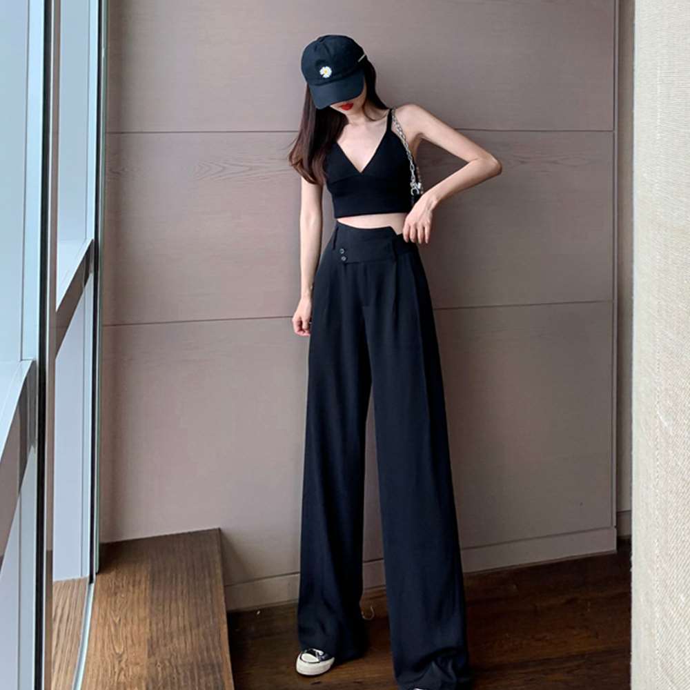 ワイド パンツ ハイウエスト レディース 無地 ワイド パンツ ハイウエスト レディース 無地