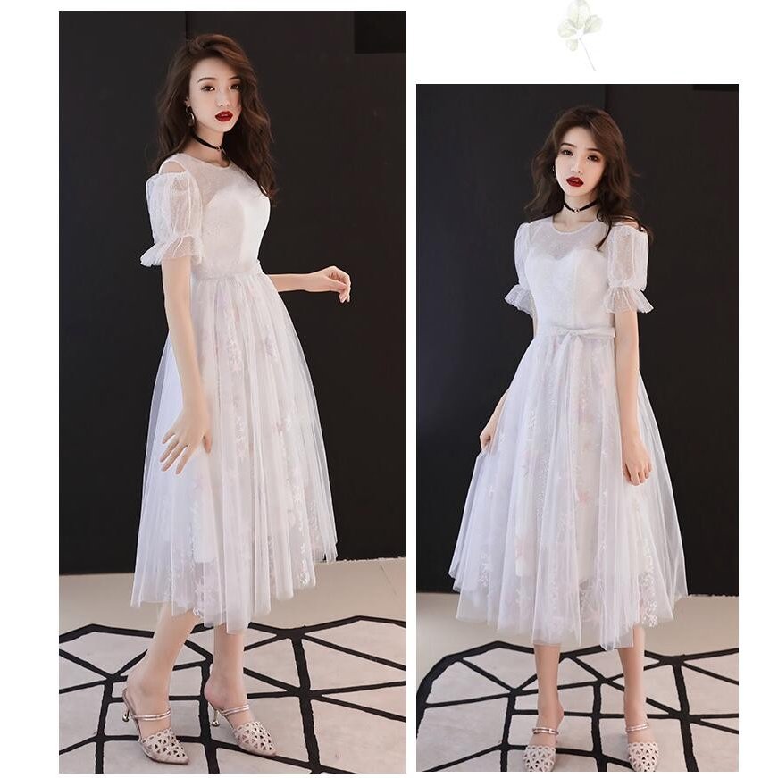 袖あり カラードレス ウエディングドレス ミモレドレス 二次会 パーティードレス フォーマルドレス 袖あり カラードレス ウエディングドレス ミモレドレス 二次会 パーティードレス フォーマルドレス