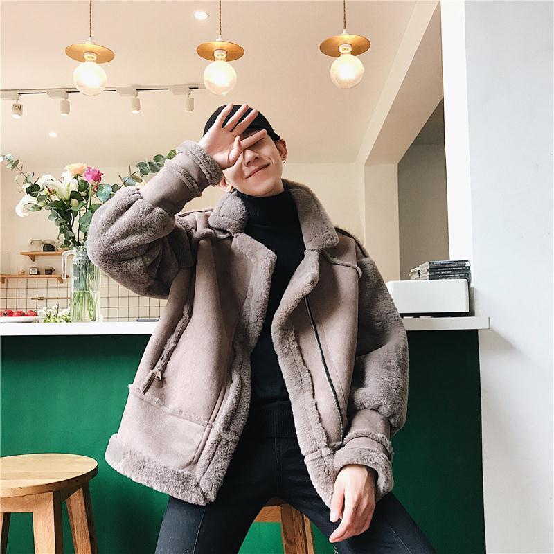 ネットレッド 毛皮アウター 秋冬 モッズコート 人工ファー アウター ヒップホップ ボアジャケット 保温 コート