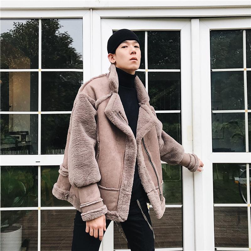 ネットレッド 毛皮アウター 秋冬 モッズコート 人工ファー アウター ヒップホップ ボアジャケット 保温 コート