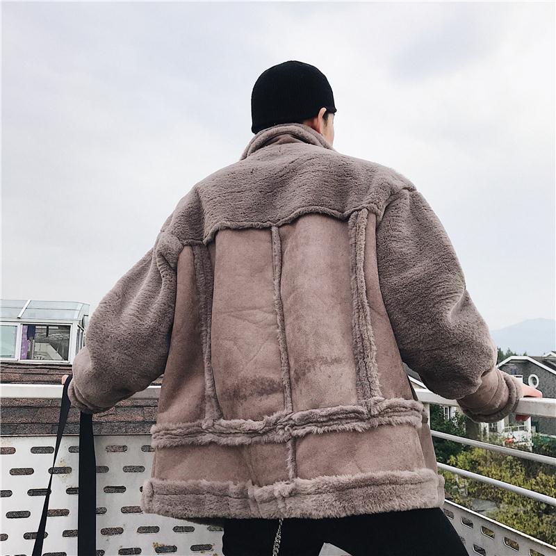 ネットレッド 毛皮アウター 秋冬 モッズコート 人工ファー アウター ヒップホップ ボアジャケット 保温 コート