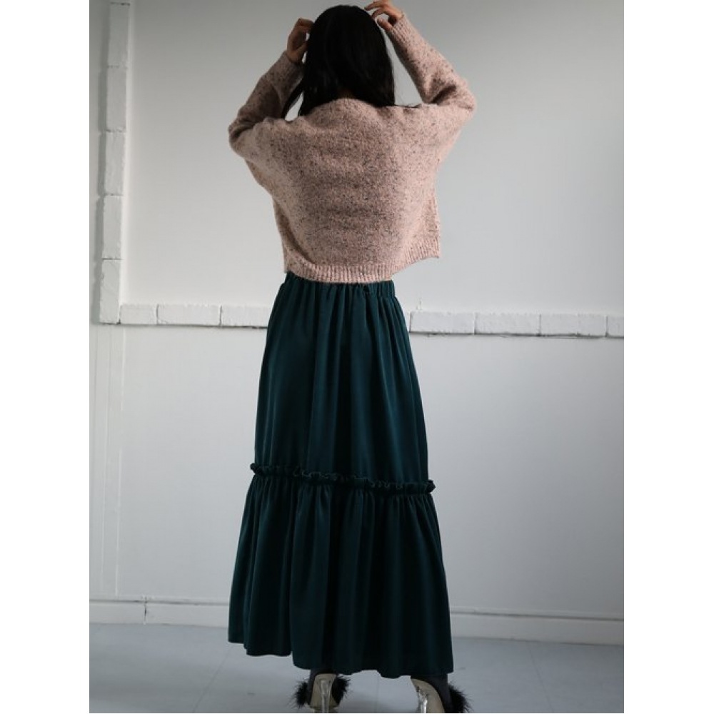 ごめんなさい愛しすぎです (ごめんなさい愛しすぎです) ダフネダブルシャーリングスカート_グリーン ごめんなさい愛しすぎです (ごめんなさい愛しすぎです) ダフネダブルシャーリングスカート_グリーン