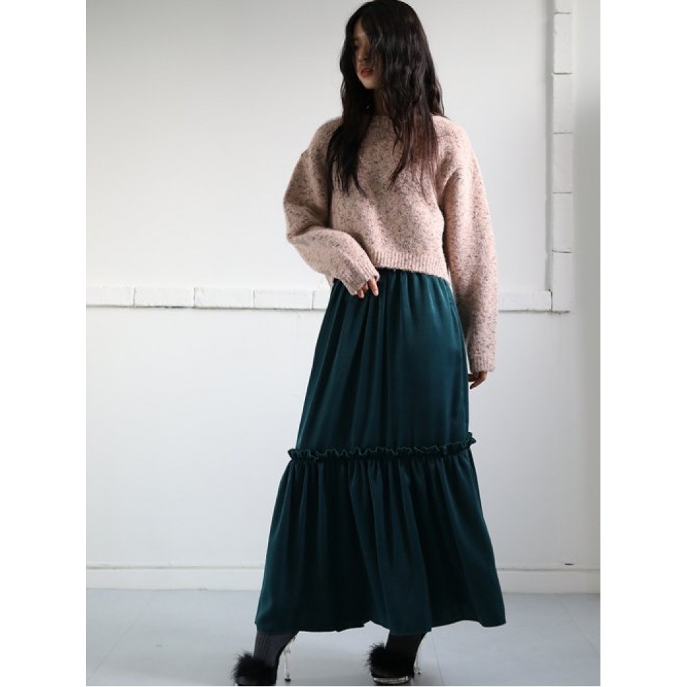 ごめんなさい愛しすぎです (ごめんなさい愛しすぎです) ダフネダブルシャーリングスカート_グリーン ごめんなさい愛しすぎです (ごめんなさい愛しすぎです) ダフネダブルシャーリングスカート_グリーン