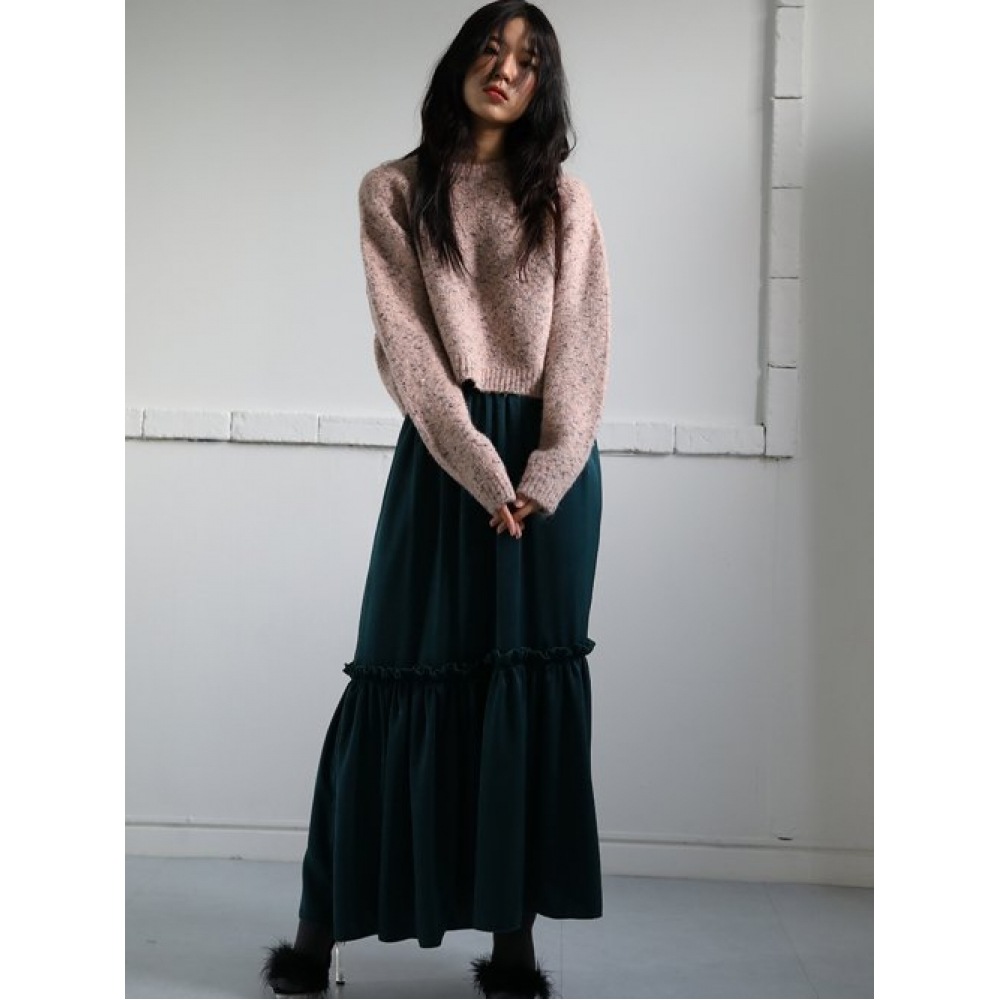 ごめんなさい愛しすぎです (ごめんなさい愛しすぎです) ダフネダブルシャーリングスカート_グリーン ごめんなさい愛しすぎです (ごめんなさい愛しすぎです) ダフネダブルシャーリングスカート_グリーン