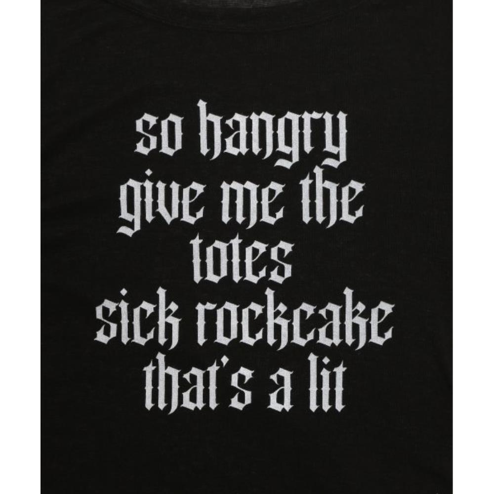 ROCKCAKE Funk Mesh Top Black RC23TP08500BK ROCKCAKE Funk Mesh Top Black RC23TP08500BK