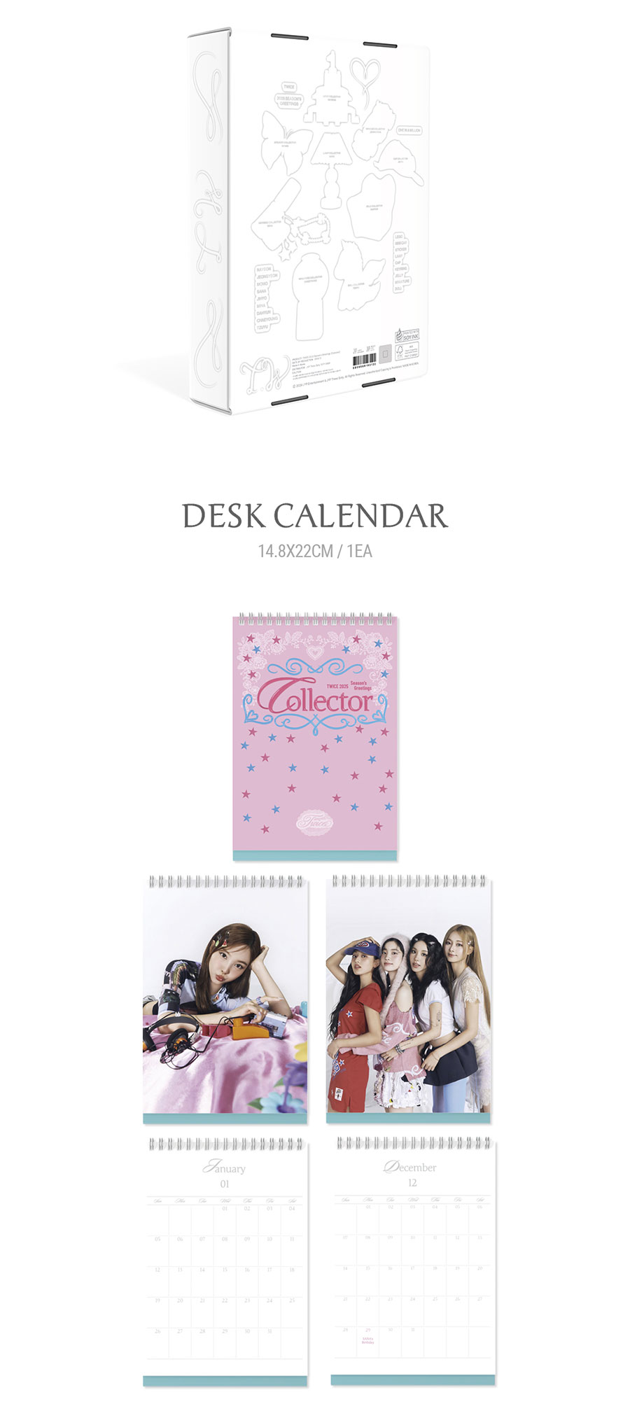 (正式/ JYP SHOP 特典) TWICE - 2025 Seasons Greetings [Collector]