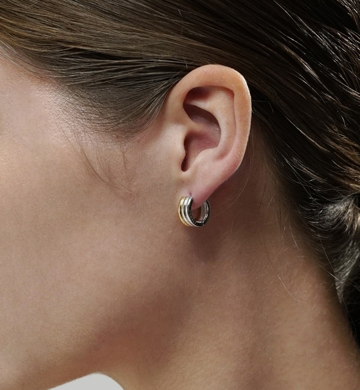 正規品【HYERES LOR】Noailles Triple Round Earring / ピアス HYERES LOR] Noailles Silver (C) Triple Round Earrings ピアス