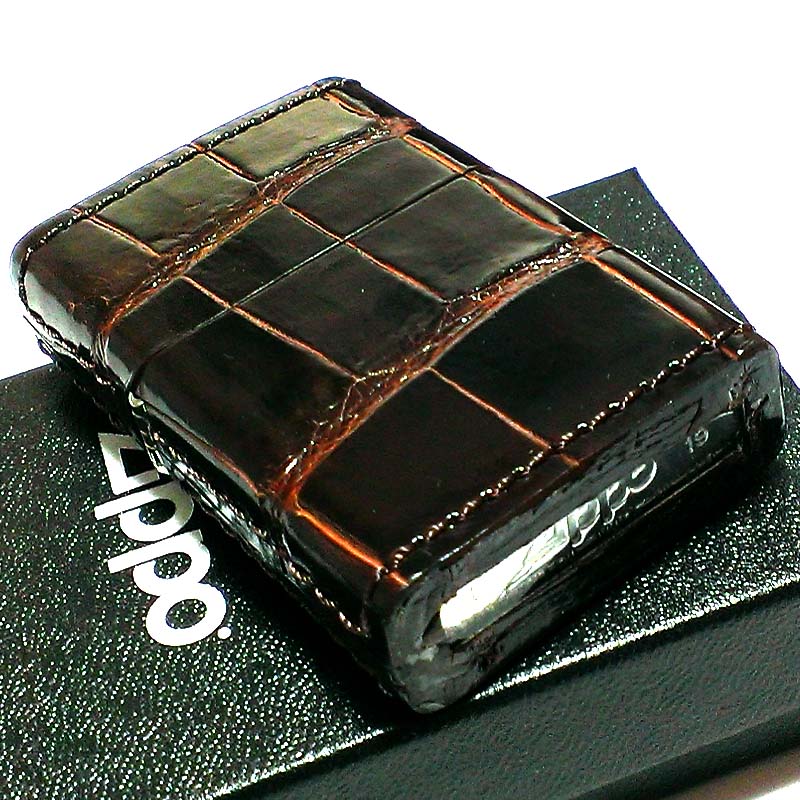 ZIPPO 本クロコダイル革巻き ジッポ ライター ブラウン 全面 かっこいい ワニ皮巻き 茶 おしゃれ 鰐革 メンズ 高級 ギフト プレゼント ZIPPO 本クロコダイル革巻き ジッポ ライター ブラウン 全面 かっこいい ワニ皮巻き 茶 おしゃれ 鰐革 メンズ 高級 ギフト プレゼント