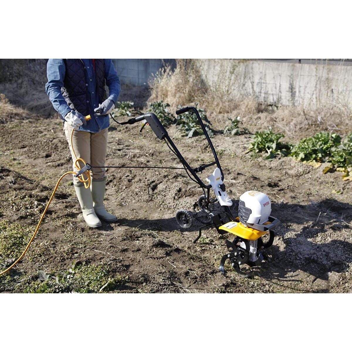 京セラ RYOBI リョービ 耕運機 電気カルチベーター 電動耕運機 耕うん機 カルチベータ ACV-1500