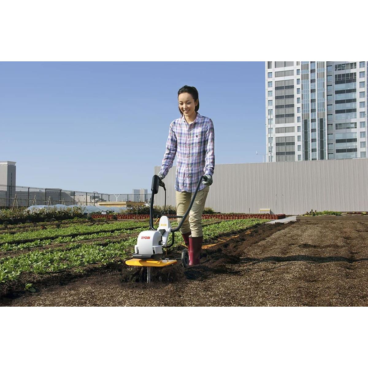 京セラ RYOBI リョービ 耕運機 電気カルチベーター 電動耕運機 耕うん機 カルチベータ ACV-1500