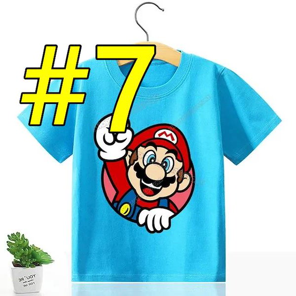 Qoo10] スーパーマリオ Tシャツ ティーシャツ