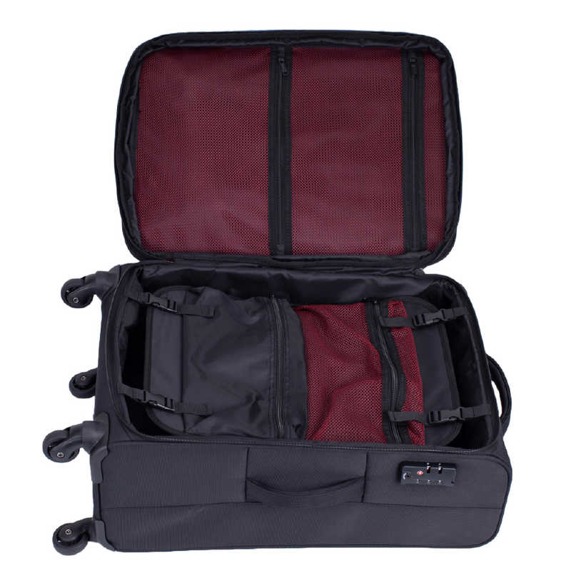 ヒデオワカマツ 軽量 撥水 ソフトキャリー Mサイズ 4-5泊にオススメ