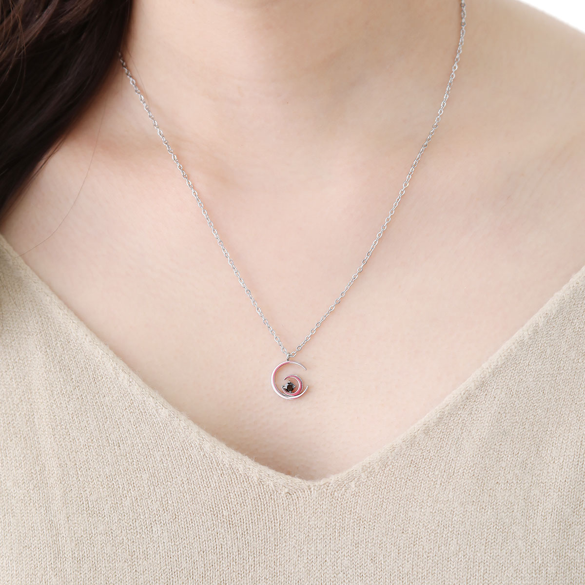 ネックレス メンズ レディース ペア サージカルステンレス製 キュービックジルコニア 三日月 星 ムーン ルナ Zanipolo Terzini ザニポロタルツィーニ お肌に優しい 金属アレルギー対応 ネックレス メンズ レディース ペア サージカルステンレス製 キュービックジルコニア 三日月 星 ムーン ルナ Zanipolo Terzini ザニポロタルツィーニ お肌に優しい 金属アレルギー対応