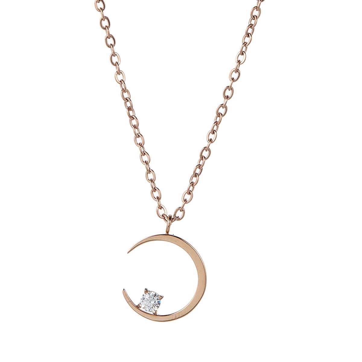 ネックレス メンズ レディース ペア サージカルステンレス製 キュービックジルコニア 三日月 星 ムーン ルナ Zanipolo Terzini ザニポロタルツィーニ お肌に優しい 金属アレルギー対応 ネックレス メンズ レディース ペア サージカルステンレス製 キュービックジルコニア 三日月 星 ムーン ルナ Zanipolo Terzini ザニポロタルツィーニ お肌に優しい 金属アレルギー対応