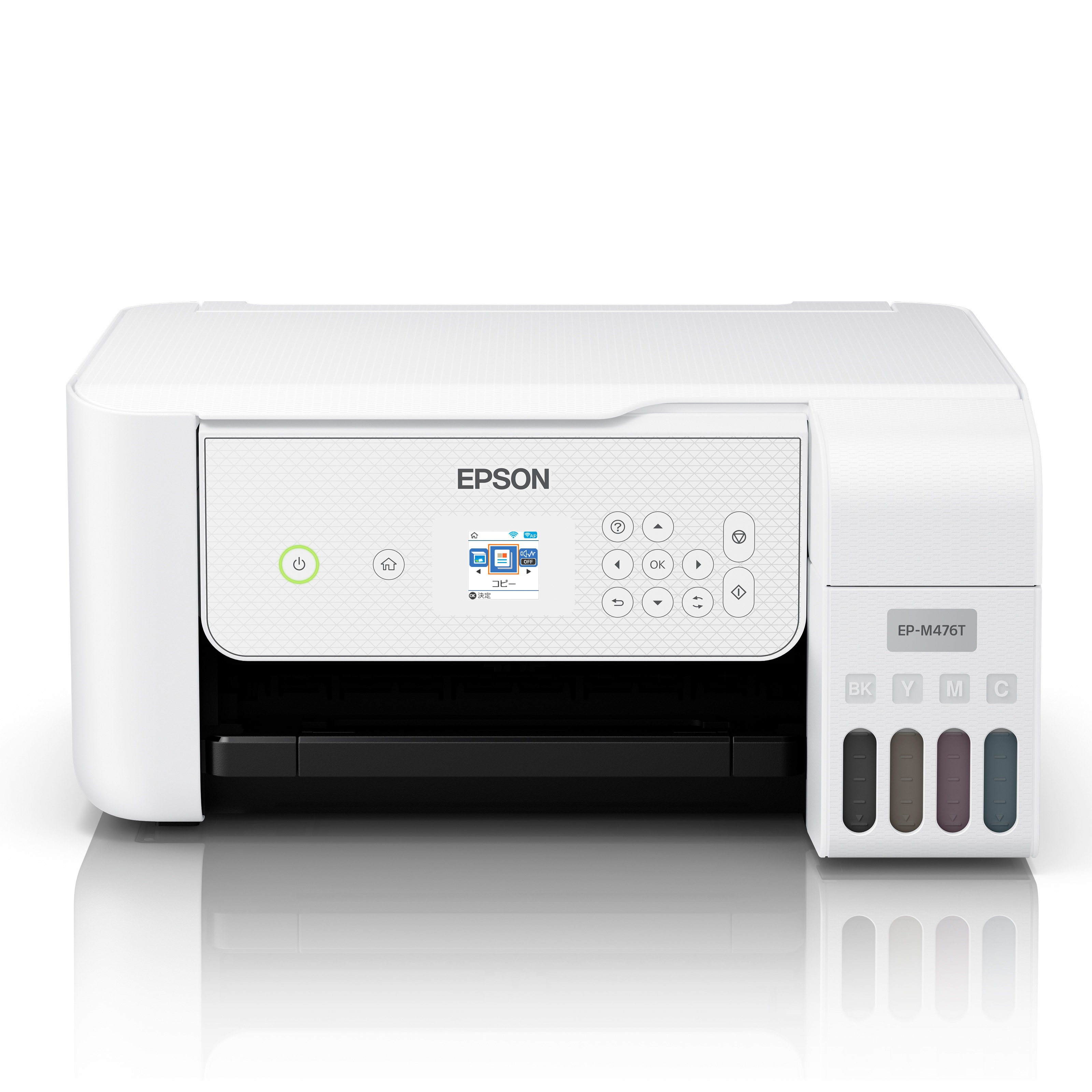 A4カラーインクジェット複合機/エコタンク搭載モデル/4色/Wi-Fi/2.4型タッチパネル EPSONエコタンク搭載複合機EW-M754TW 送料無料エプソン A4カラー