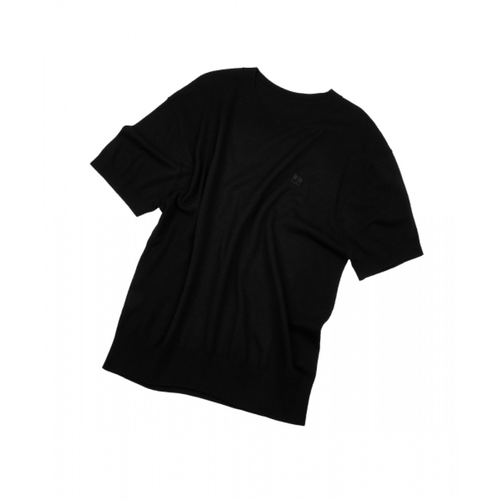 FREI ベーシックロゴハーフニット (ブラック) FREI ベーシックロゴハーフニット (ブラック)