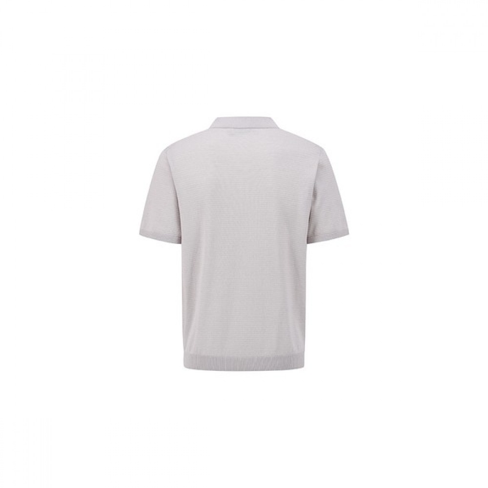 [ジョージア] メンズ) ツートーンショートスリーブ Thierie_AEF2ET1103LGR