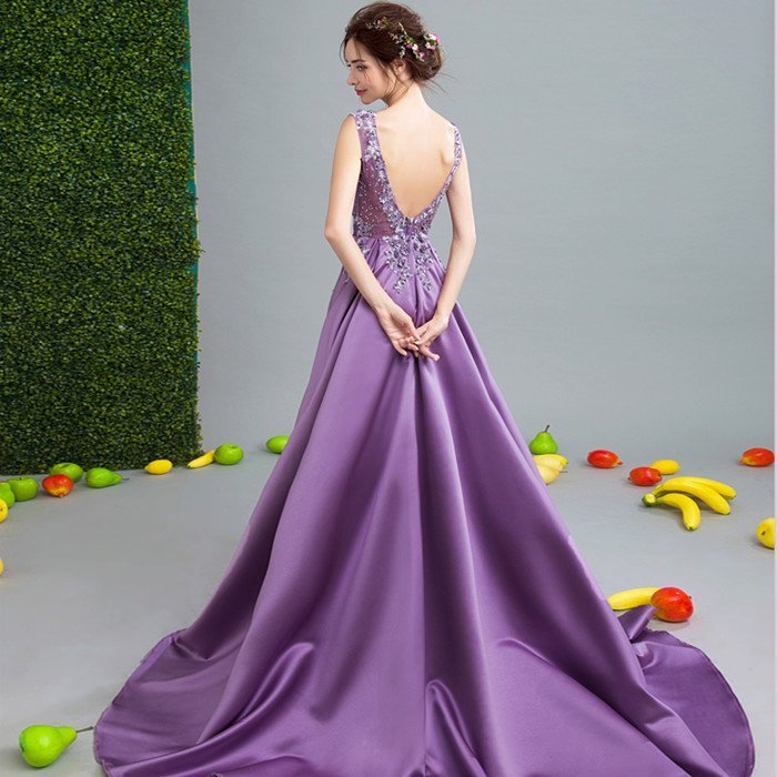 演奏会用ドレス レッド カラードレス ロングドレス パーティードレス ウェディングドレス 発表会 結