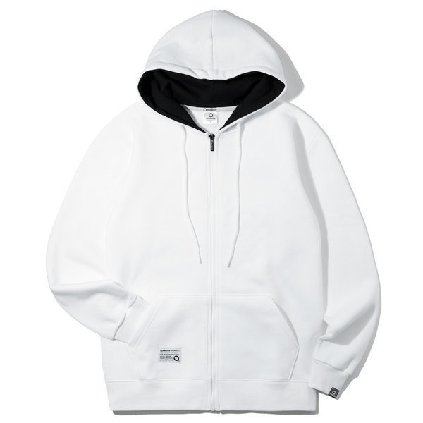 アルビンクロー デイリー 無地 起毛 フードジップアップAZH539 (7 Color)