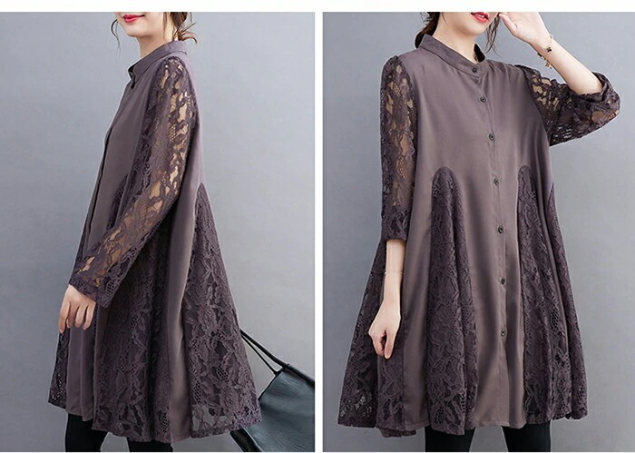 【20点セット】無料エレガントなレースを纏う切替フレアシャツチュニック レディース ワンピース 秋 プルオーバー トップス 長袖 ゆったり フレア 大きいサイズ チュニック 大人可愛い カットソー 柔 【20点セット】無料エレガントなレースを纏う切替フレアシャツチュニック レディース ワンピース 秋 プルオーバー トップス 長袖 ゆったり フレア 大きいサイズ チュニック 大人可愛い カットソー 柔