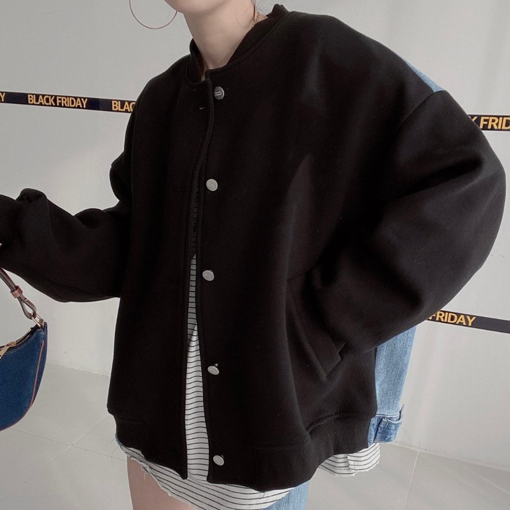 ブルゾン ジャケット レディース ノーカラー アウター 秋 冬 ジャンバー 長袖 オーバーサイズ ベースボールカラー ドロップショルダー おしゃれ かわいい カジュアル シンプル ストリート モード ブルゾン ジャケット レディース ノーカラー アウター 秋 冬 ジャンバー 長袖 オーバーサイズ ベースボールカラー ドロップショルダー おしゃれ かわいい カジュアル シンプル ストリート モード