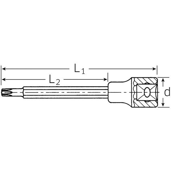 【新品】STAHLWILLE（スタビレー） 1054TX-T50 （1／2SQ）ヘクスローブソケット （03131450） スタビレー 1/2sq トリプルスクエアソケット 54X-M10 STAHLWILLE