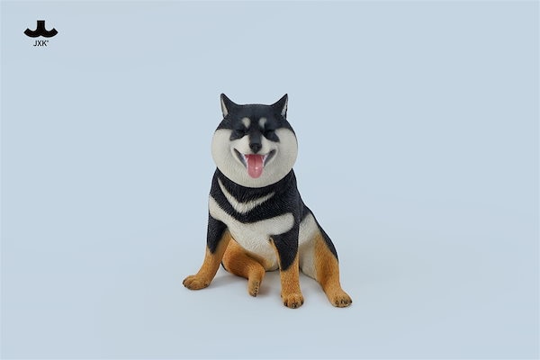 柴っち(6/25〜6/26購入) Qoo10] JXK 1/6 サイズ 柴犬 フィギュア