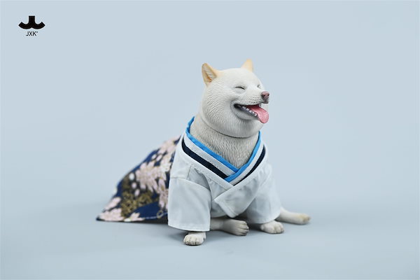 柴っち(6/25〜6/26購入) Qoo10] JXK 1/6 サイズ 柴犬 フィギュア