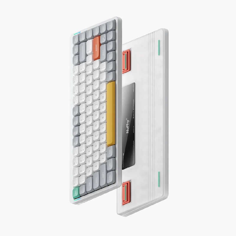 NUPHY　薄型メカニカルキーボード Air75 V2(Wisteria・英語配列) ［有線・ワイヤレス /Bluetooth・USB］ ホワイト　wa75v2i