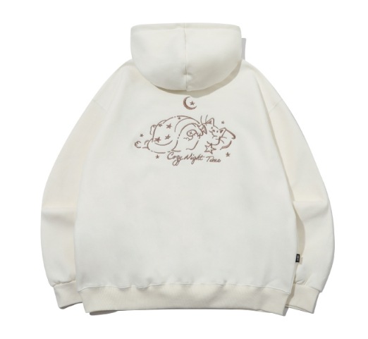 【CPGN STUDIO】 Cozy Night Embroidered Hoodie